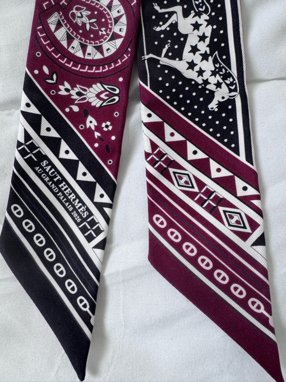 Hermes Limited Edition Silk Twilly